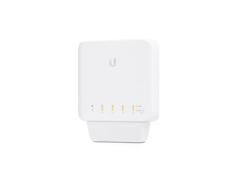 Switch UniFi, 5x RJ45 1000Mb/s, 1x PoE In, 4x PoE Out, 46W Ubiquiti USW-FLEX