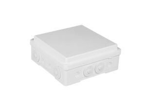 Puszka naścienna przyłączeniowa 130x52x130 mm, z 4 dławnicami, IP54, odporna na UV, NPP130 biała 35390006