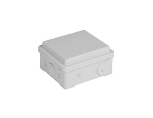 Puszka naścienna przyłączeniowa 100x52x100 mm, z 4 dławnicami, IP54, odporna na UV, NPP100 szara 35380002