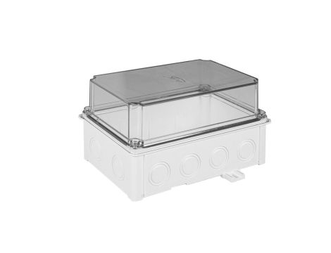 Obudowa hermetyczna 118x108x188 mm, bezhalogenowa, samogasnąca, odporna na UV, IP67, UL94 V2, SOH 110x180 biała 36432206