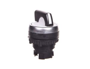 OSMOZ Napęd przełącznika obrotowego 22mm 3 pozycje czarny bez podświetlenia powrotny 023928