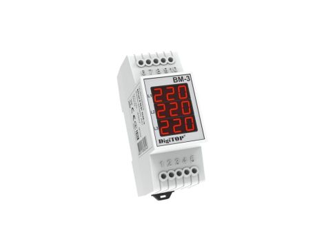 Woltomierz trójfazowy DigiTOP BM-3