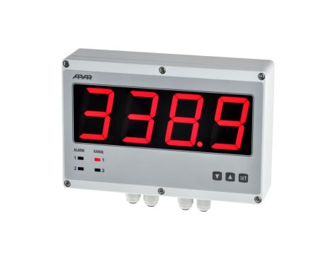 Dwukanałowy wyświetlacz uniwersalny AR540/S1/P/P/RS485/WA