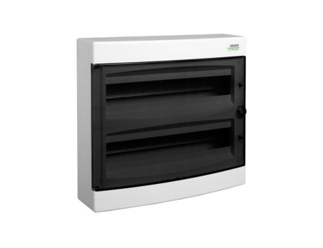 Rozdzielnica modułowa 2x12 natynkowa IP40 drzwi przeźroczyste PNS
