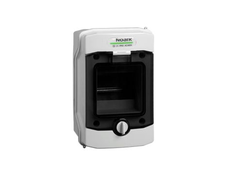 Rozdzielnica modułowa 1x4 natynkowa IP65 drzwi przeźroczyste PHS