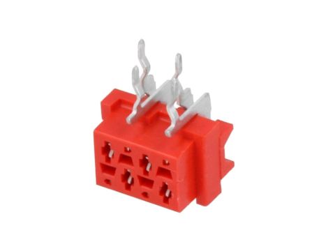 Micro-MaTch gniazdo żeńskie 4-pin THT na PCB Układ 2x2 215460-4