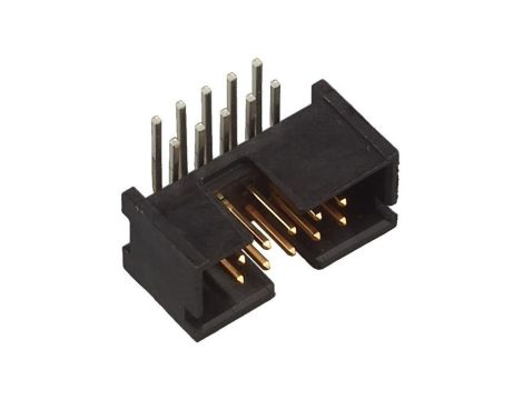 Gniazdo IDC męskie 10-pin kątowe 90 THT złocony 2,54mm 5103310-1