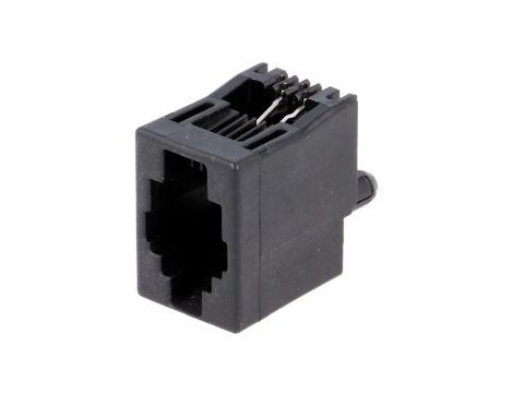 Gniazdo RJ9 4-pin Układ 4p4c THT proste 16,51mm 5558872-1