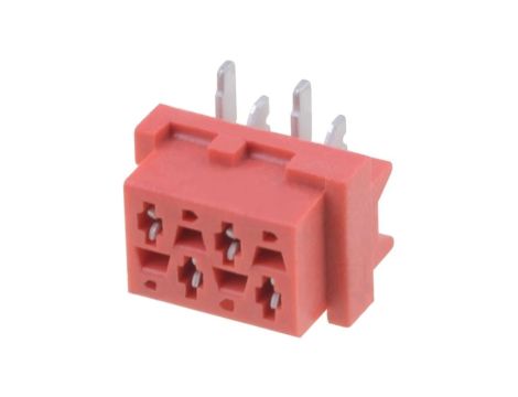 Micro-MaTch gniazdo żeńskie 4-pin SMT na PCB Układ 2x2 7-188275-4
