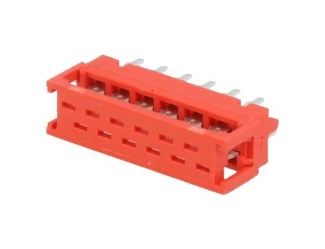 Micro-MaTch przejście 12-pin IDC,THT na PCB,na taśmę 1,27mm 8-215570-2