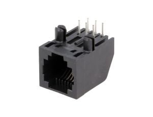 Gniazdo RJ12 6-pin Kat 3 niskoprofilowe,z blokadą panel stop 5555165-1