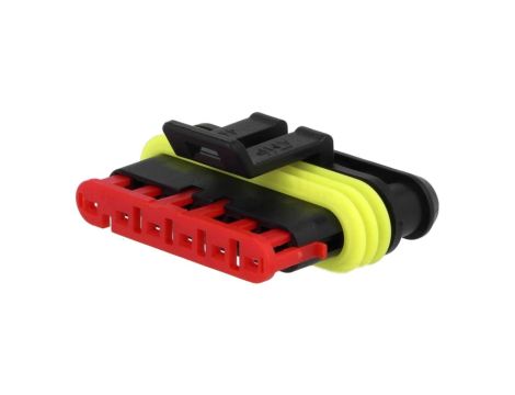 Złącze przewód-przewód Superseal 1.5 wtyk żeńskie 6-pin IP67 282090-1
