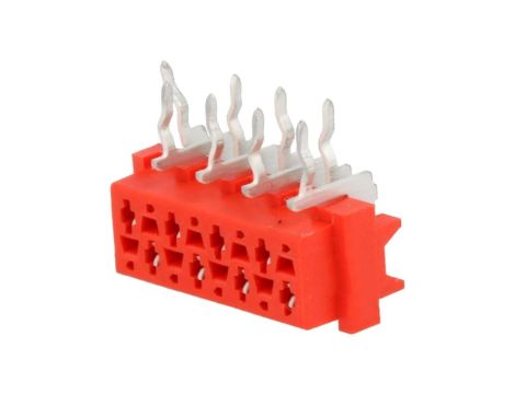 Micro-MaTch gniazdo żeńskie 8-pin THT na PCB Układ 2x4 7-215460-8