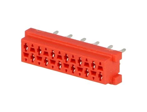 Micro-MaTch gniazdo żeńskie 12-pin THT na PCB Układ 2x6 1-215079-2