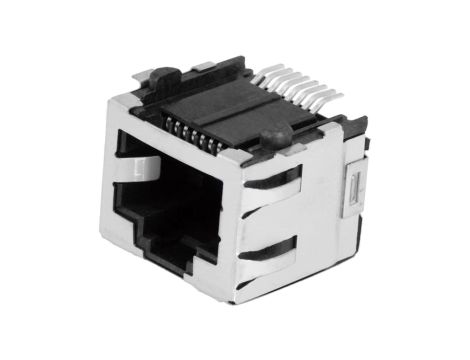Gniazdo RJ45 8-pin Kat 5 ekranowane złocony Układ 8p8c SMT 6339160-1