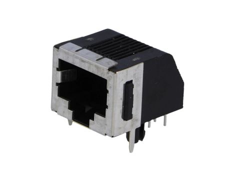 Gniazdo RJ45 8-pin Kat 3 ekranowane,niskoprofilowe złocony 5555153-1