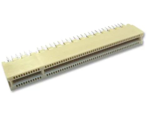 Złącze krawędziowe żeńskie 120-pin 1,27mm złocony THT proste 5145154-4