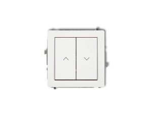 DECO Mechanizm łącznika żaluzjowego z podtrzymaniem, biały mat 25DWP-88