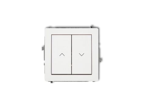 DECO Mechanizm łącznika żaluzjowego z podtrzymaniem, biały mat 25DWP-88