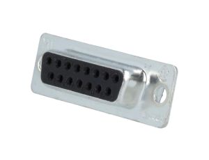 D-Sub 15-pin wtyk żeńskie na przewód lutowanie HD 20 5-747909-2