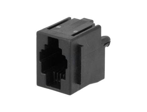 Gniazdo RJ9 4-pin z blokadą panel stop Układ 4p4c THT proste 5520257-2