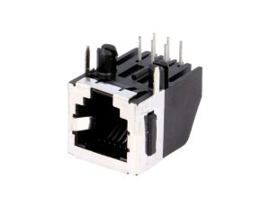Gniazdo RJ12 6-pin Kat 3 ekranowane,z blokadą panel stop 5555154-1