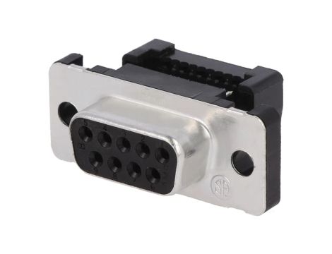 D-Sub 9-pin wtyk żeńskie na taśmę IDC rozmiar 1 (DE) 1658612-4