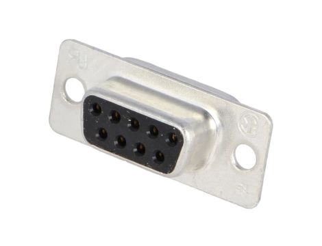 D-Sub 9-pin wtyk żeńskie na przewód lutowanie HD 20 5-747905-2