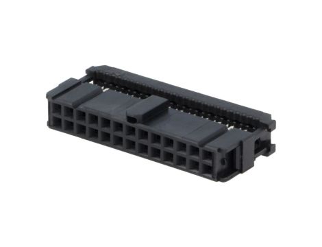Wtyk IDC żeńskie 26-PIN IDC na taśmę 1,27mm złocony czarny 1658621-6