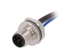 Gniazdo M12 5-pin męskie kod A-DeviceNet CANopen przewody T4171210005-001