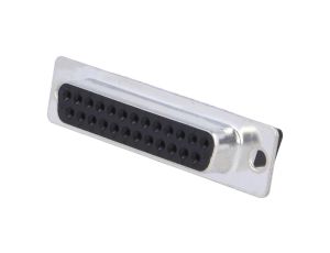 D-Sub 25-pin żeńskie na przewód Wersja bez styków A 38,4mm 164533-4
