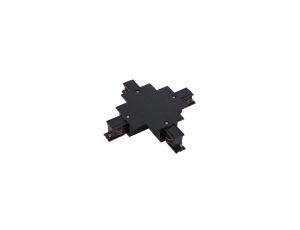 ŁĄCZNIK KRZYżOWY WPUSZCZANY CZARNY CTLS RECESSED POWER X CONNECTOR BLACK 8680 Nowodvorski