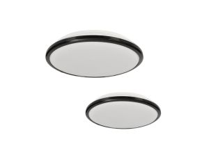 Plafon TERMA BLACK 18W LED IP44 Ø280 mm ML6402 Milagro