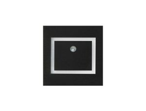 EVRA BLACK Barwa Ciepła 3000K. PIR. 12V EKS6902 Milagro