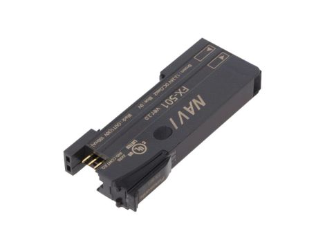 Czujnik wzmacniacz światłowodowy NPN IP40 12 - 24V DC -10 - 55C FX-501