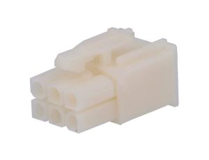 Wtyk przewód-przewód płytka żeńskie 4,14mm 6-pin na przewód 172168-1