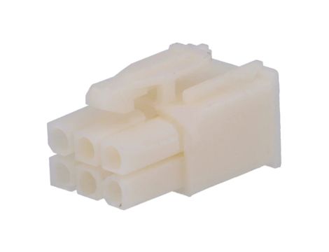 Wtyk przewód-przewód płytka żeńskie 4,14mm 6-pin na przewód 172168-1