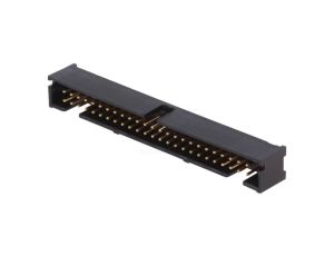 Gniazdo IDC męskie 50-pin proste THT złocony 2,54mm czarny 1-5103308-0