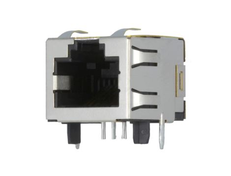 Gniazdo RJ45 8-pin Kat 5 ekranowane Układ 8p8c na PCB THT 1-406541-1