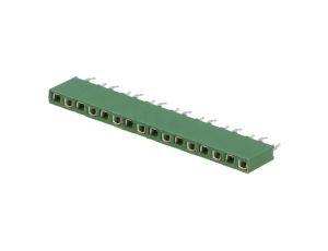 Gniazdo kołkowe HV-100 żeńskie 16-pin proste 2,54mm THT 1x16 1-215297-6