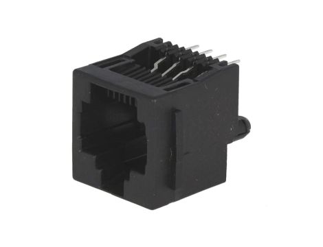 Gniazdo RJ45 8-pin z blokadą panel stop Układ 8p8c THT 5520259-4
