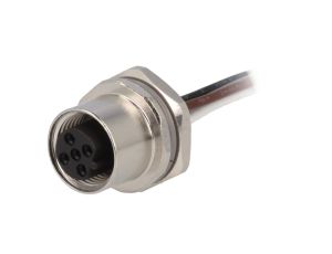 Gniazdo M12 5-pin żeńskie kod B-Profibus przewody IP67 60V T4171310405-001