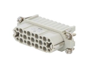 Złącze HDC żeńskie HD 25-PIN 25+PE rozmiar 5 bez styków 10A HD-025-F