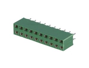 Gniazdo kołkowe HV-100 żeńskie 20-pin proste 2,54mm THT 2x10 1-215307-0