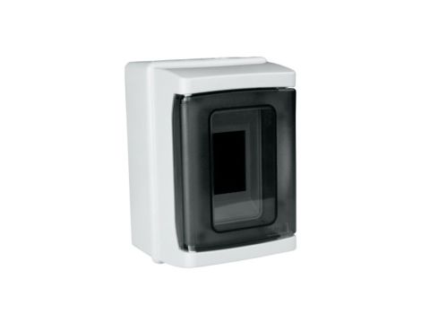 Rozdzielnica natynkowa HIGHT IP65 2 modułowa transparentne drzwi 940.02 M-L 4816