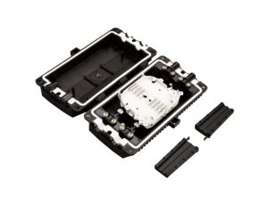 Mufa światłowodowa płaska przelotowa do 24 spawów IP67, w pełni wyposażona FOM-24K-P