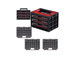 Szafka z 3x organizer z przegrodami na narzędzia i akcesoria 390x284x60mm Kistenberg TAGERCASE 40