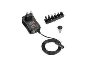 Zasilacz uniwersalny regulowany 3-12V 1A 12W USB 5V 2.1A IPW-NTS1000G2