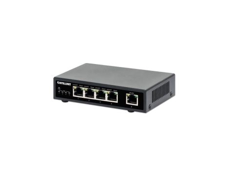 Switch Gigabit 4x RJ45 PoE+, 1x RJ45 Gigabit Uplink