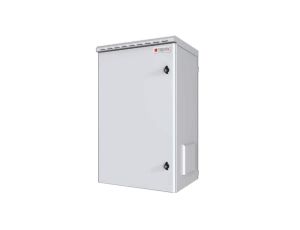 Szafa wisząca 9U Rack 19, IP55, pełne drzwi 600x450 szara